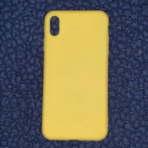 iphone xs max yellow phone case